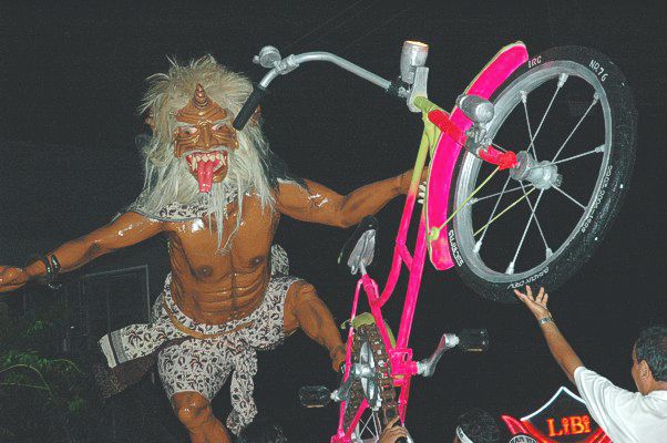 Biker zum OGOH-OGOH Fest - Nyepi 2026